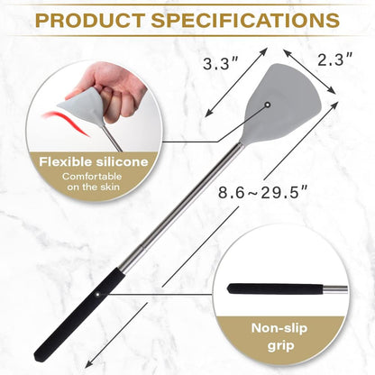 Cream Applicator for Back Telescopic Stick for Lotion Ointment Body Oil Medicine feet V1258-DP02-B-2046