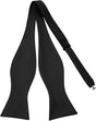 Mens Solid Bowtie Woven Self Tie Bow Ties Tuxedo & Wedding Bowties V1258-DP02-B-2071