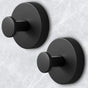 Shower Hooks for Inside Shower,Suction Cup Hooks for Glass Window,Removable Towel Hooks for Bathrooms,2 V1258-DP02-B-2081