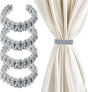 4 Pack Braided Curtain Tiebacks Boho Elegant Rustic Curtain Holdbacks Tie Backs Holders Set Simple Light V1258-DP02-B-2099