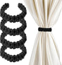 4 Pack Braided Curtain Tiebacks Boho Elegant Rustic Curtain Holdbacks Tie Backs Holders Set Simple Light V1258-DP02-B-2101
