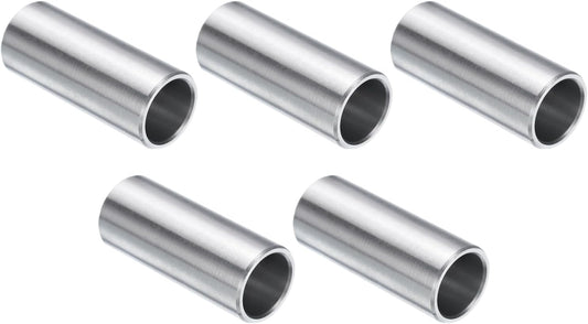 5pcs Stainless Steel Spacer 1/2" Bore x 5/8" OD x 1-1/2" Length Screw Standoff Bushing Plain Finish Round V1258-DP02-B-2111