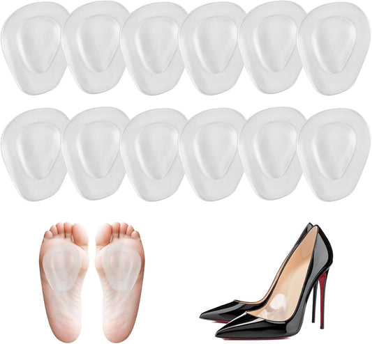6 Pairs Metatarsal Pads Women Mens, Ball of Foot Cushions for Women Heels, Metatarsal Foot Pads for High Heel V1258-DP02-B-2117