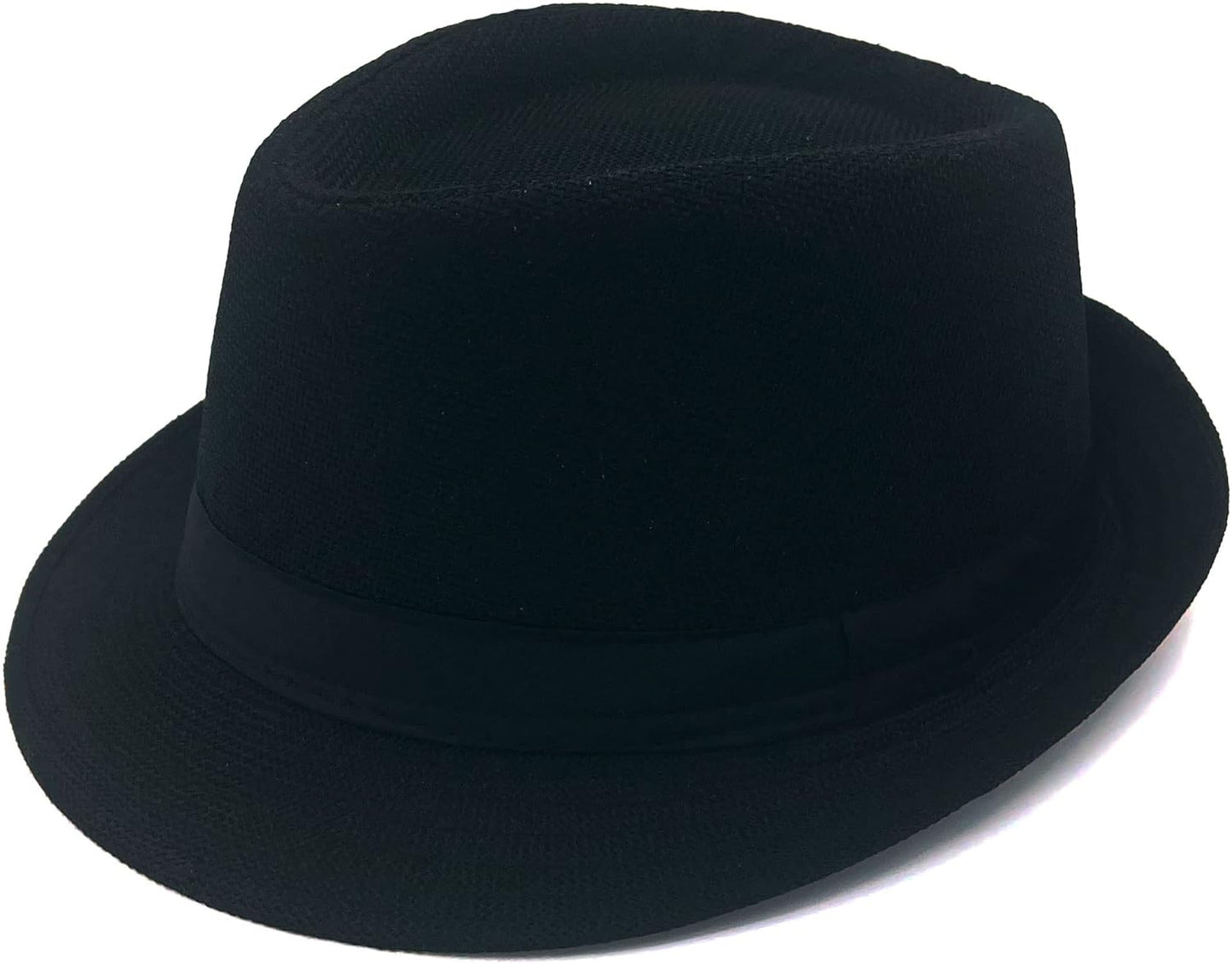 1920s Men Fedora Hat Cap for Men,Manhattan Hat for 1920s Mens Gatsby Costume Accessories V1258-DP02-B-2120