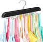 Tank Top Hanger with Premium Wood, 24 Large Capacity, Space Saving,360 Degree Rotating, Foldable Metal Hooks, V1258-DP02-B-2132