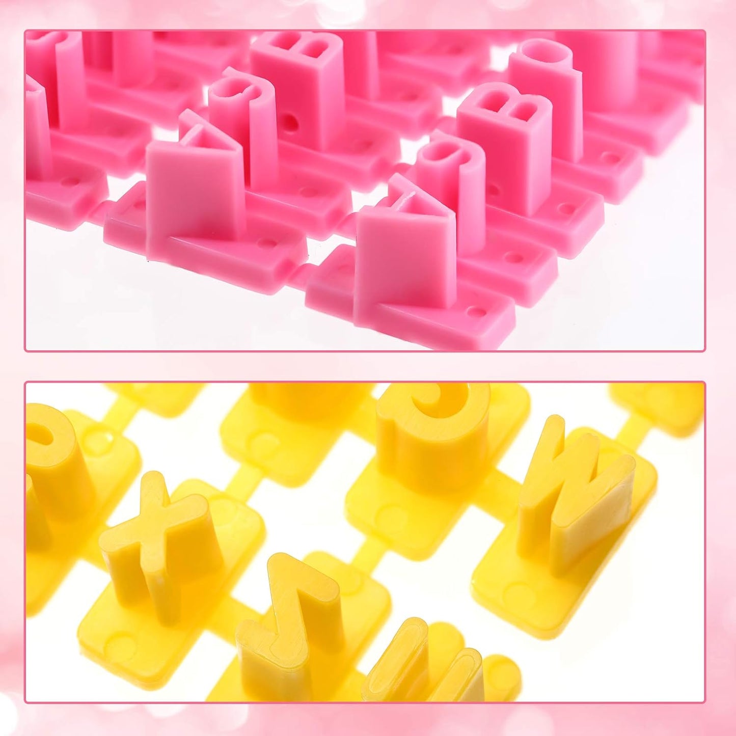 225 Pcs Cookie Letter Number Stamp Set Fondant Clay Biscuit Baking DIY Mini Tool Decorations Alphabet Number V1258-DP02-B-217