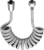 PU Flexible Telescopic Bidet Spring Hose with G1/2 Internal Thread Interface, Spring Hose, 59", Gray V1258-DP02-B-2201