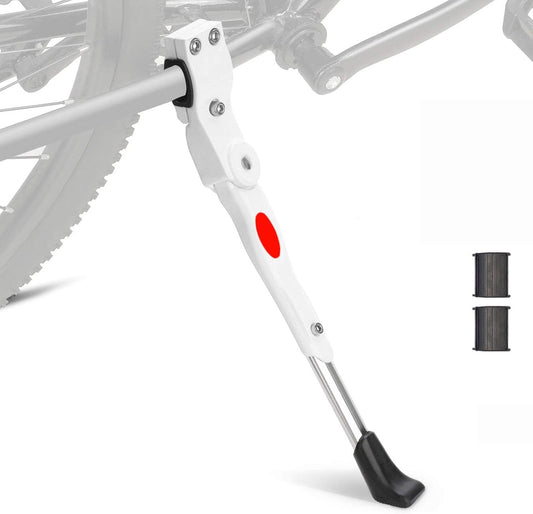 Bike Kickstand, Adjustable Alloy Aluminum Bicycle Kickstand for Road Mountain Bike, Fit 20" 24" 26" Wheels, V1258-DP02-B-2203