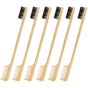 3 Pieces Moustache Comb and Brush Beard Edge Brushes 2-in-1 Sapling Wood Mustache Comb Gentle Control Bamboo V1258-DP02-B-222