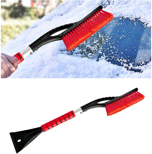 27" Snow Brush and Ice Scrapers for Car Windshield and Window, Detachable Winter Snow Remover Ice Shovel Tool V1258-DP02-B-2225