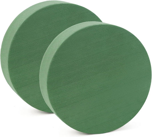 Round Floral Foam Blocks Florist Foam Blocks Wet Dry Green Foam for Artificial Flowers, Wedding Aisle V1258-DP02-B-2236