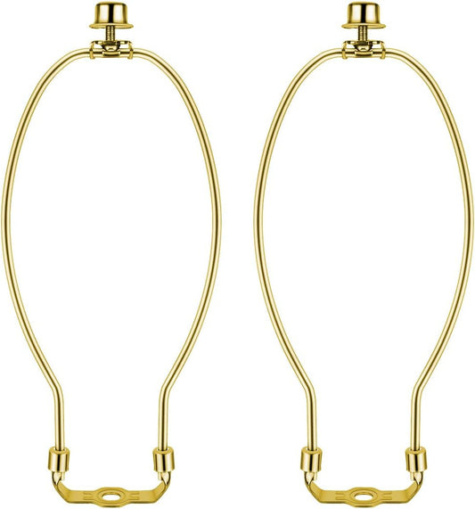 2 Pcs 10Inch Lamp Shade Harp Holders Detachable Heavy Duty DIY Lighting Accessories for Floor Lamps and Table V1258-DP02-B-2241