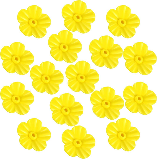 16 Pieces Hummingbird Feeders Replacement Flowers, Feeding Ports Pet Bird Feeder Replacement Parts Bee Guards V1258-DP02-B-225