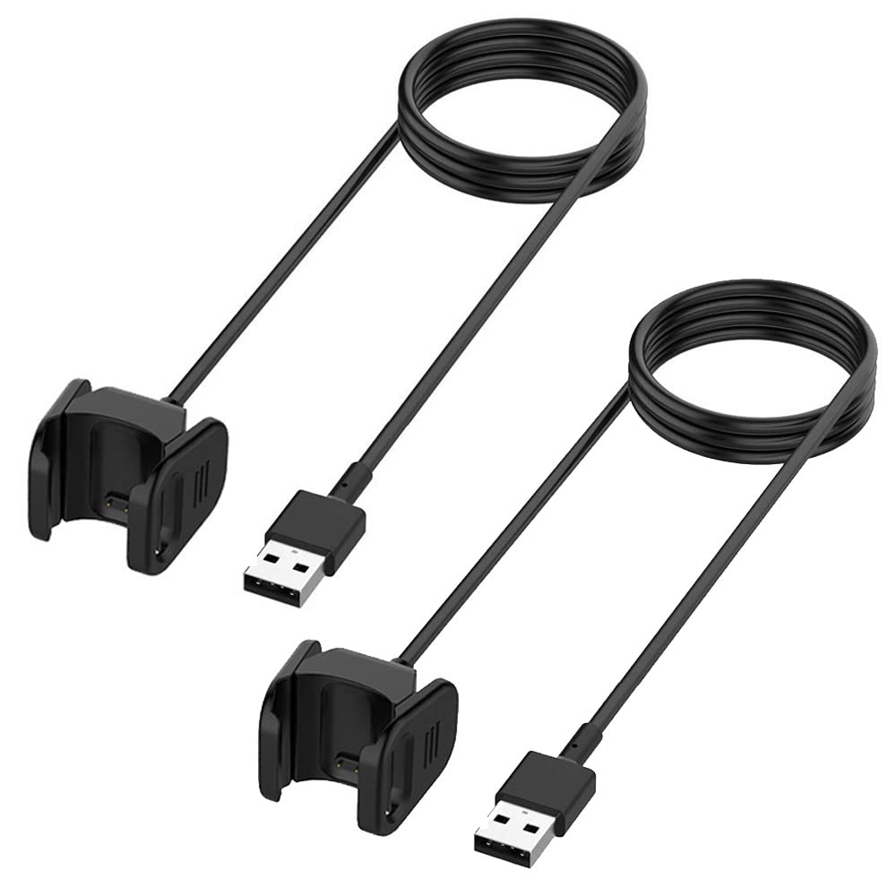 Charger for Fitbit Charge 4 & 3, Replacement Charging Cable Clip Cord for Fitbit Activity Tracker (3.3ft/1m) V1258-DP02-B-2264