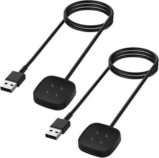 Charger for Fitbit Versa 4/Versa 3/Sense 2/Sense, Replacement Charging Cable Cord Magnetic Dock Stand for V1258-DP02-B-2270