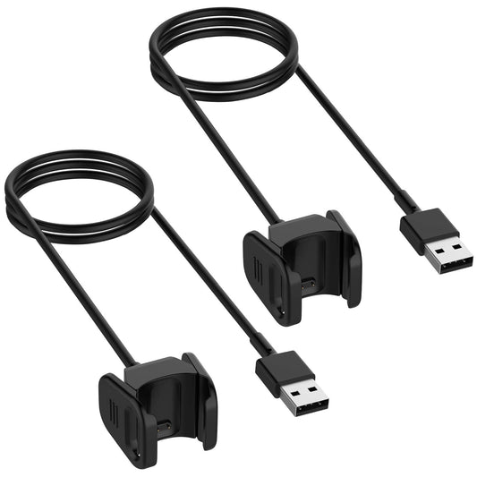 Charger for Fitbit Charge 3, Replacement USB Charging Cable Clip Cord Dock Stand for Fitbit Charge 3 Fitness V1258-DP02-B-2289
