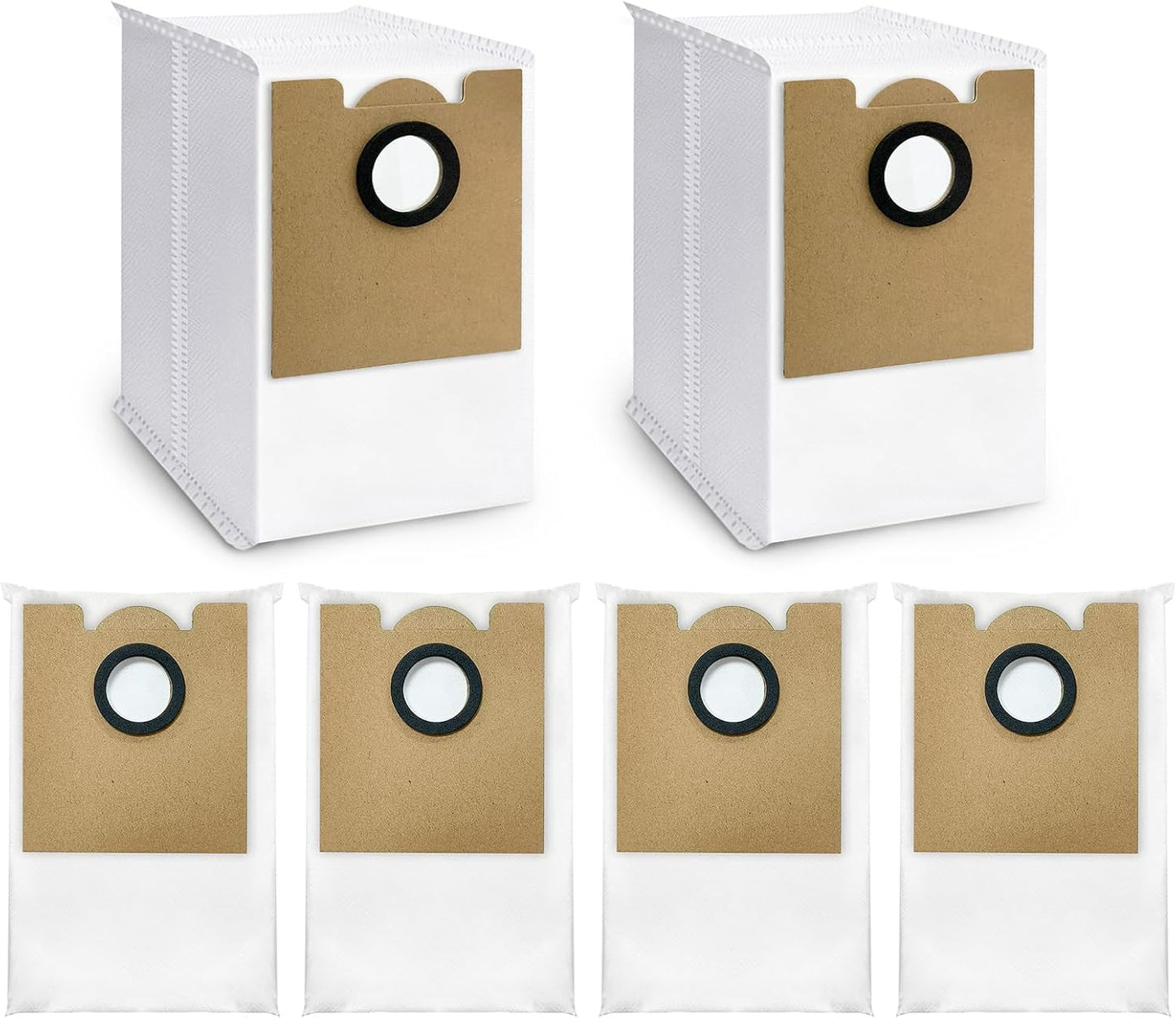 6 Pack Replacement Dust Bags for Lefant M2 Pro, M2S Pro,M2 Plus Robot Vacuum Cleaner, HEPA Filter Compatible V1258-DP02-B-2315