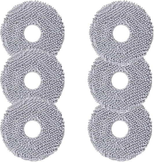 Replacement Mop Pads Compatible with iRobot Roomba Plus 405 505 Combo Robot VacuumRobot Vacuum 6 Mop Cloth V1258-DP02-B-2317