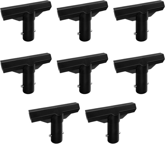8 Pack Trampoline Plastic T-Connector, Trampoline Pole Cap Tops-T Tube Connectors, Enclosure Replacement V1258-DP02-B-2321