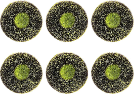 6 Pack Sunflower Wreath Center, 4.5 inch Disc Florets of Sunflower Center for DIY Flower Deco Mesh V1258-DP02-B-2322