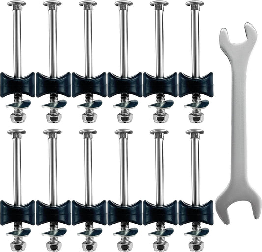 Large Trampoline Screws and Bolts Replacement, M8 X 3.62in/92mm Screws for Simple Repair Trampoline Legs, 12 V1258-DP02-B-2326