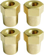 3/8"-16 Thread Female Brass Battery Terminal Post Adapter Battery Charging Post Terminals for 3/8" Stud V1258-DP02-B-2343
