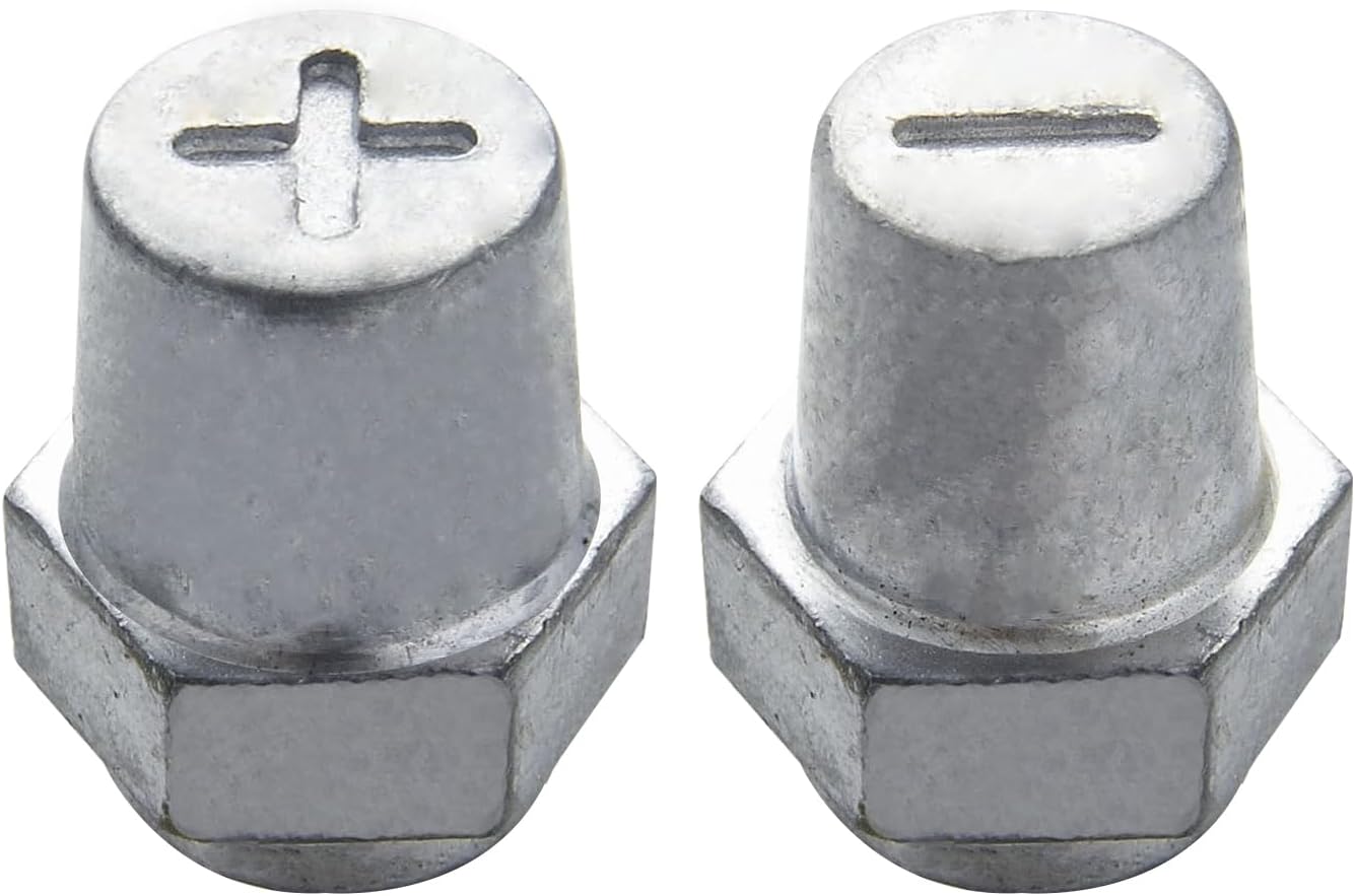 5/16"-18 Thread Female Lead Battery Terminal Post Adapter Battery Terminal Charging Posts for 5/16"-18 Stud V1258-DP02-B-2345