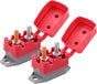 DC 12V - 24V Automatic Reset Circuit Breaker with Cover Stud Bolt for Automotive and More (20A, 2Pcs) V1258-DP02-B-2349