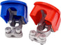 Brass Heavy Duty Quick Release Top Post Battery Terminal Connectors, Quick Disconnect Battery Cable Ends with V1258-DP02-B-2351