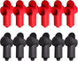 12 Pcs Silicone 1/4", 5/16" Stud Terminal Covers, Flexible Post Terminal Cover Protector Boot for Battery V1258-DP02-B-2353