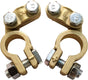 Brass Battery Terminal Ends, Top Post Battery Terminals Connector Set for Marine Car Boat RV Vehicles (1 Pair) V1258-DP02-B-2373