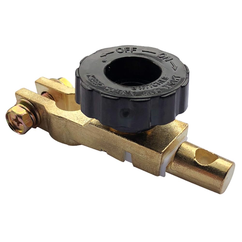 Top Post Battery Disconnect Switch, Battery Master Switch Isolator for 11-13 MM Battery Terminal Negative V1258-DP02-B-2376