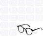 Clear Glasses Safety Side Shields Plastic Protector Shield for Glasses Slip on Side Guards Fit Most Frames V1258-DP02-B-2399