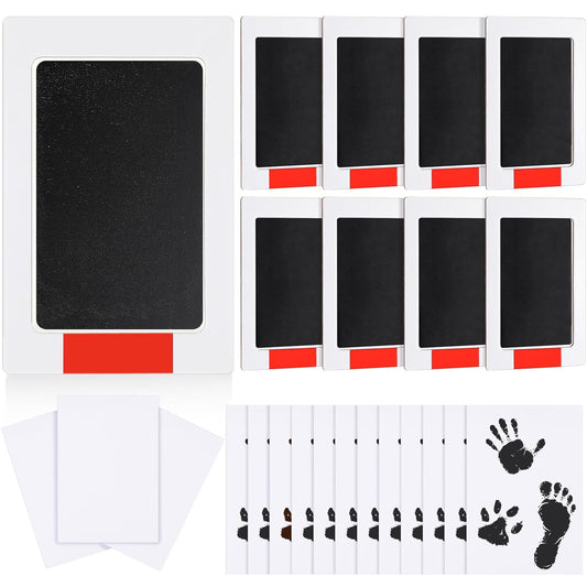 8 Set Inkless Baby Footprint and Handprint Kit, Clean Touch Ink Pad for Baby Hand and Footprints, Dog Paw V1258-DP02-B-2421