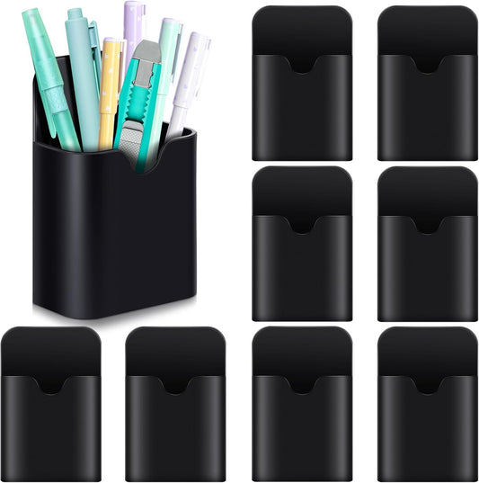 8 Pcs Magnetic Pen Marker Holders Dry Erase Magnetic Pen Pencil Holder Organizer Home Office Supplies for V1258-DP02-B-2435