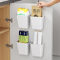 4 Piece Kitchen Cabinet Door Storage Box,Self Adhesive Wall Mounted Storage V1258-DP02-B-2467