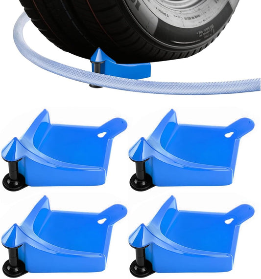 4 Pcs Car Hose Guide, Tire Hose Roller for Car Washing, Detailing Tire Hose Guide Preventing Pressure Washer V1258-DP02-B-2482