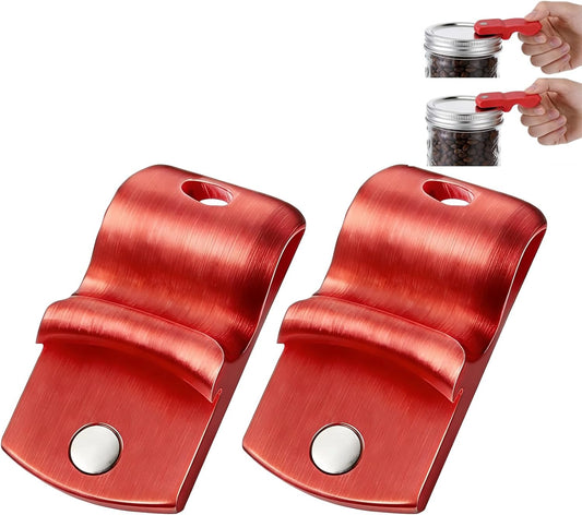 2pack Canning Jar Opener with Magnets, Mason Jar Opener For Canning Lids, for Regular and Wide Mouth Lids, V1258-DP02-B-2484