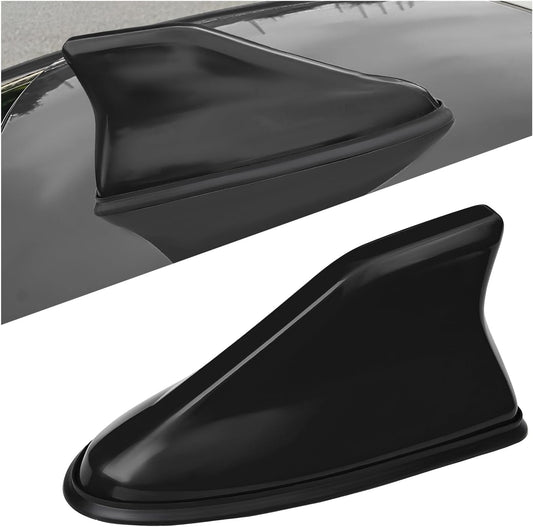 Shark Fin Antenna Cover for Car, Auto AM/FM Radio Signal Base Top Roof Aerial Cover with Adhesive Tape, V1258-DP02-B-2594