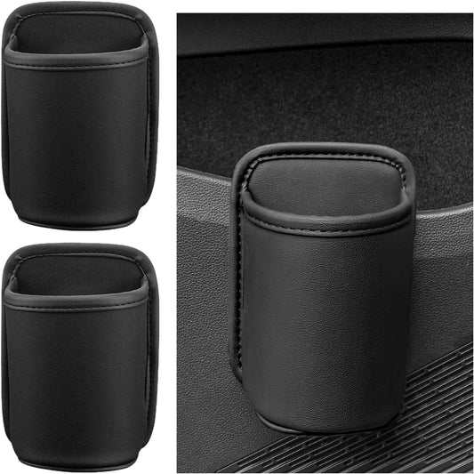2 PCS Large Car Door Cup Holders, Clip On Beverage Drink Holder Vehicle Door Storage Organizer, V1258-DP02-B-2595