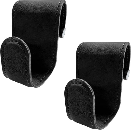 2 PCS Car Co-Pilot Glovebox Hooks, Anti-Scratch Leather Auto Glove Box Storage Hangers, Vehicle Glovebox V1258-DP02-B-2596