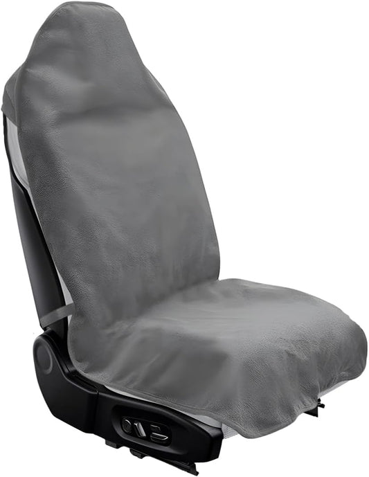 Car Towel Seat Cover, Waterproof Sweating Towel Non-Slip Front Seat Protector, Universal Soft Carseat V1258-DP02-B-2631