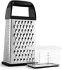 Cheese Grater With Container Box Grater Stainless Steel Graters for Kitchen Cheese Shredder Parmesan Shredder V1258-DP02-B-265