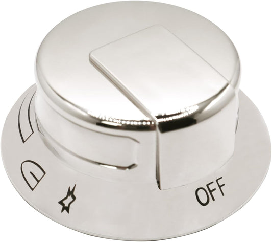 318569904 Cooktop Burner Control Knob Compatible with Frigidaire Electrolux Replaces 3514026 AP5809436 V1258-DP02-B-2654