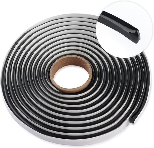 13Ft Car Headlight Sealant Butyl Tape,Waterproof Sealant Caulking Tape Avoids Noise & Leakage,Universal Car V1258-DP02-B-2679