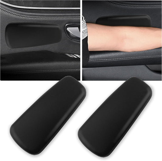 2PCS Elbow Pad Arm Rest for Car,Soft Leather Arm Rest Pillow with One-Piece Molding for Comfortable V1258-DP02-B-2681