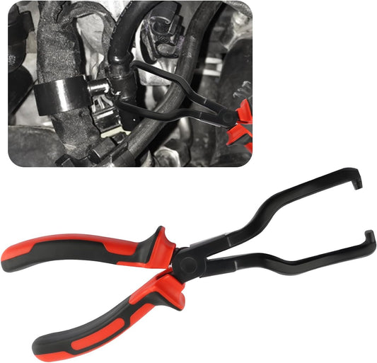 Fuel Line Pliers,Heavy Duty 45#Steel Fuel Line Quick Disconnect Pliers Removal Tool with Non-Slip V1258-DP02-B-2689