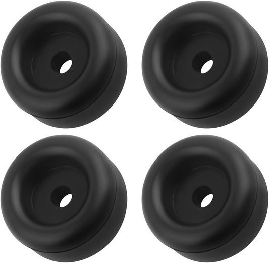 4PCS 2.12 Inch Rubber Bumper Stops Shock-Absorbing,Trailer Ramp Door Rubber Bumpers Pads with 7/16-Inch Screw V1258-DP02-B-2693
