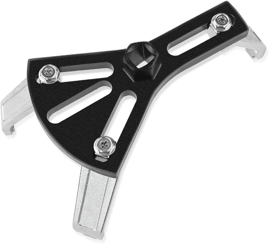 Car Fuel Pump Removal Tool,Fuel Pump Lock Ring Tool with 3PCS Adjustable Arms Range 5.31" to 7.17",Universal V1258-DP02-B-2694