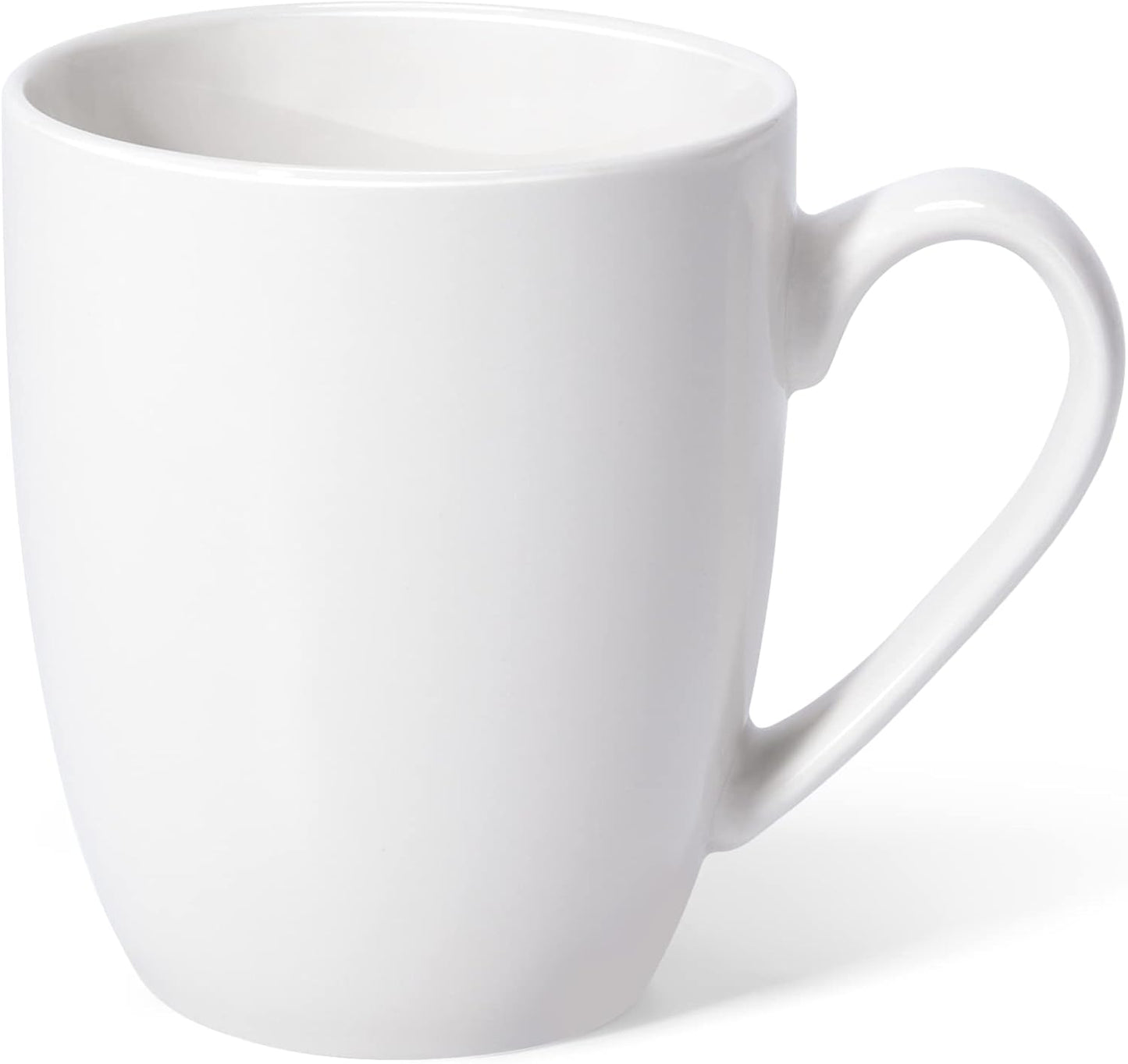 16 oz Large Coffee Mug with Handle Tea Cup Novelty Coffee Cup Idea Gift for Men Women Office Work, White V1258-DP02-B-270